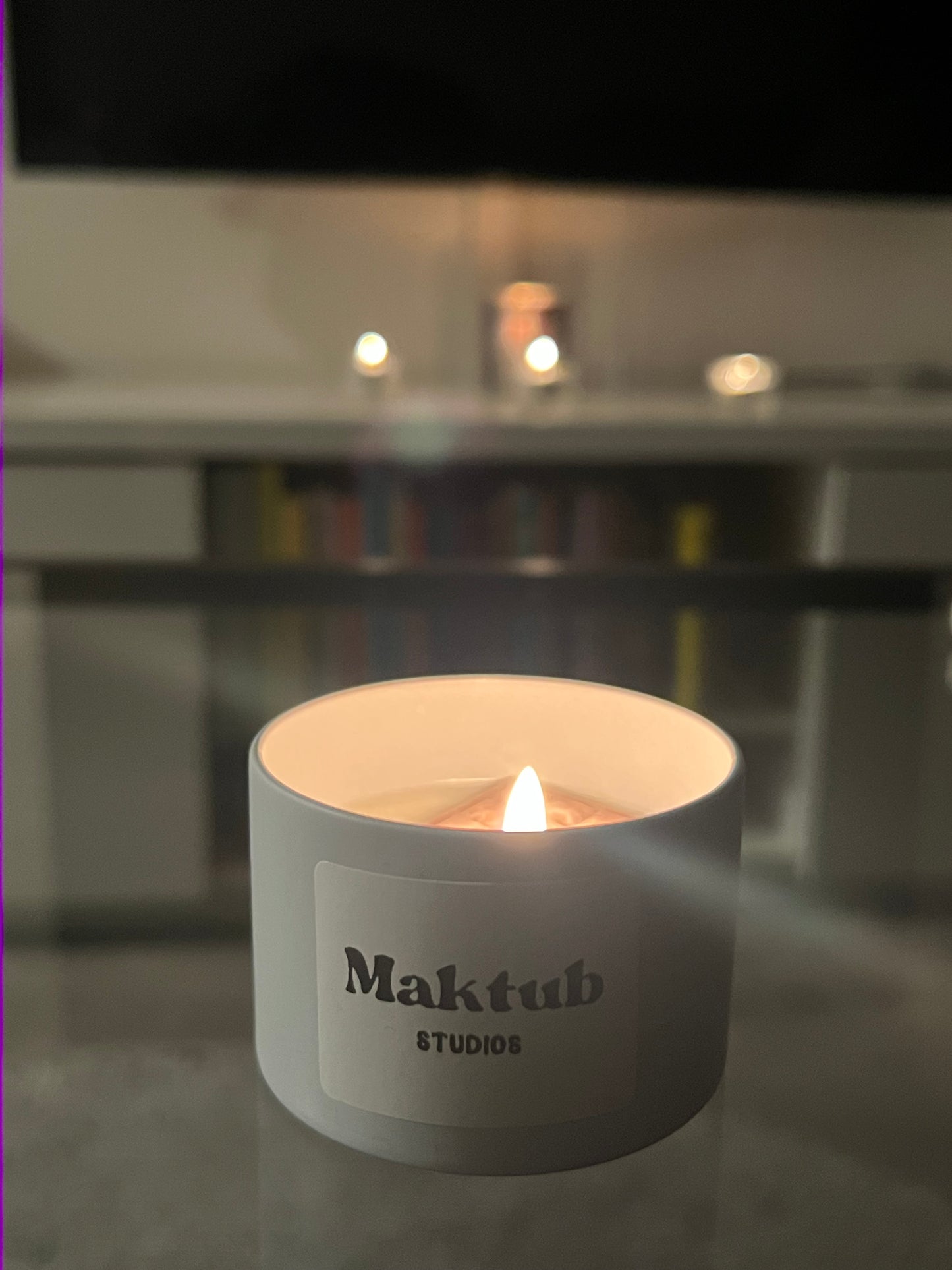 Vanilla Latte - Candle - White