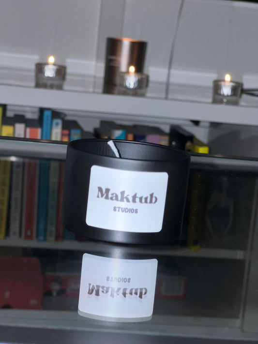 Vanilla Latte - Candle - Black