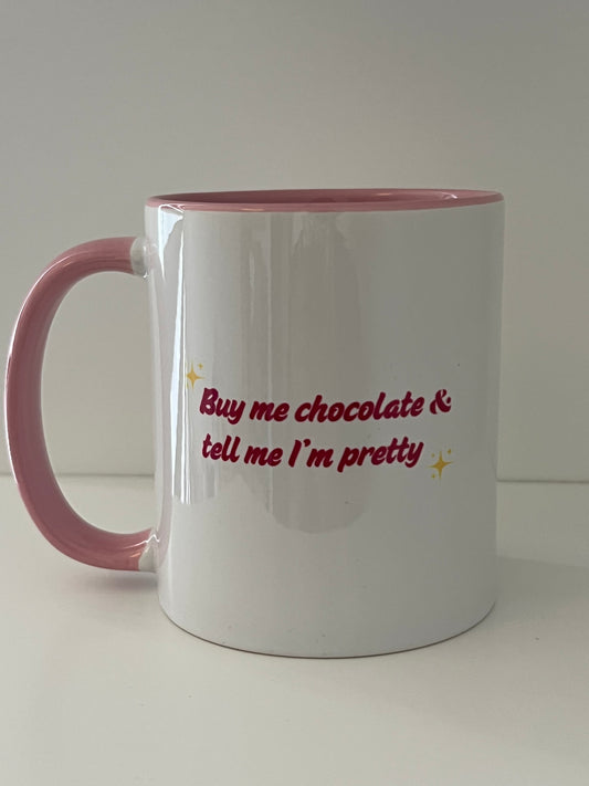 Mug pink chocolate