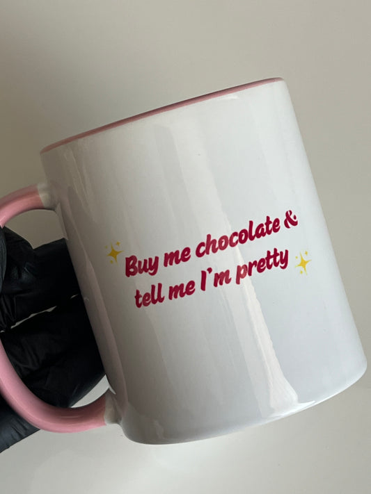 Mug pink chocolate